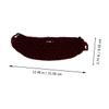 FRCOLOR Brown Knitted Yarn Goatee and Mustache Face Cover view 2