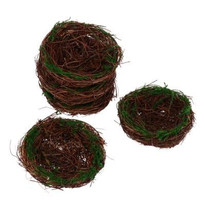 Abaodam 5-Piece Artificial Bird Nest Set