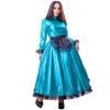 YGZHANYUANOKU Laser Apron Dress with Long Sleeves, Pink, L view 2