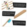 Biodegradable 10-Pack Bamboo Toothbrushes for Adults view 2
