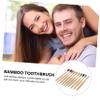 Biodegradable 10-Pack Bamboo Toothbrushes for Adults view 3