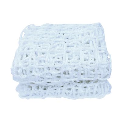 Double-Layer Climbing Safety Net for Playgrounds, Treehouses and Swings, 14.8 x 14.8 ft, White