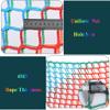 Double-Layer Climbing Safety Net for Playgrounds, Tree Houses and Swings, 9.8 x 9.8 ft (3 x 3 m), Multicolor view 4