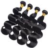 Human Hair Body Wave Bundles, Malaysian Virgin Hair Weave, 1/3/4 Pieces, Natural Black (26/28/30 in) view 2