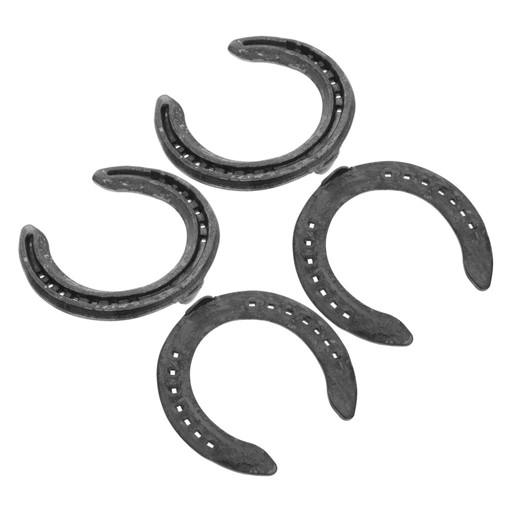 FUTUREORYY 4-Piece Iron Horseshoe Repair Set with Hoof-Nail Tools
