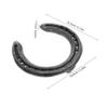 FUTUREORYY 4-Piece Iron Horseshoe Repair Set with Hoof-Nail Tools view 2