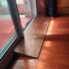 QSPNVFB Wooden Threshold Ramp, Portable Wheelchair Ramp, 1–3 cm Rise, Brown, 50 x 5 x 1 cm view 3