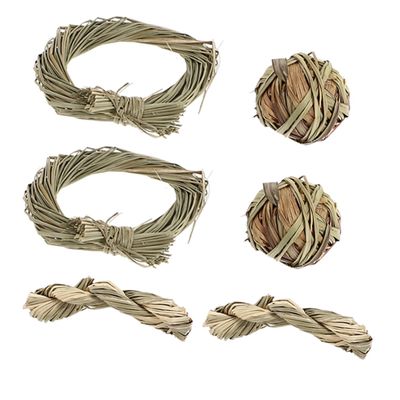 GRIRIW Grass-Woven Chew Toy for Rabbits and Guinea Pigs