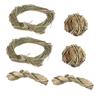 GRIRIW Grass-Woven Chew Toy for Rabbits and Guinea Pigs view 1