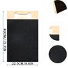Dog Nail Filing Board, Wooden Paw Scratch Pad, 40 x 22.5 x 1.5 cm view 2
