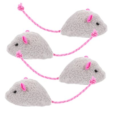 Abaodam 4-Piece Plush Cat Toy