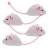 Abaodam 4-Piece Plush Cat Toy view 1