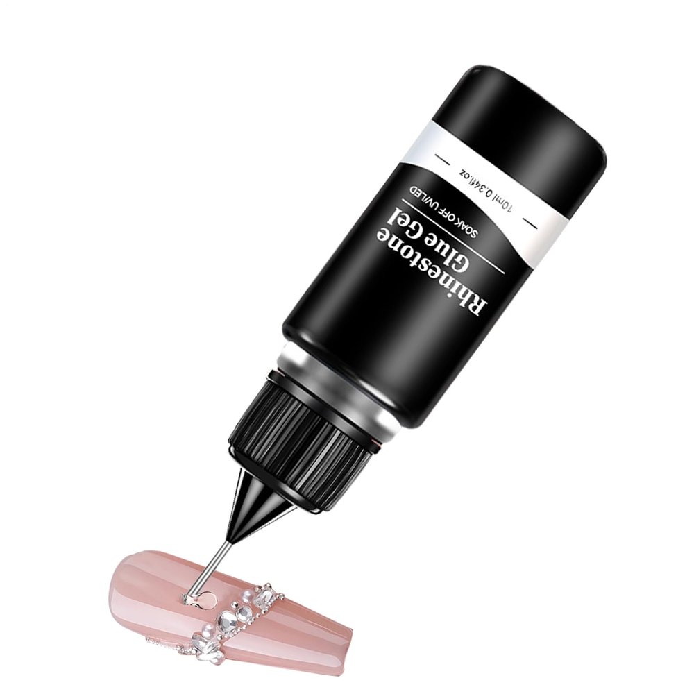 Nail Rhinestone Glue 10 ml, Long-Lasting Adhesive