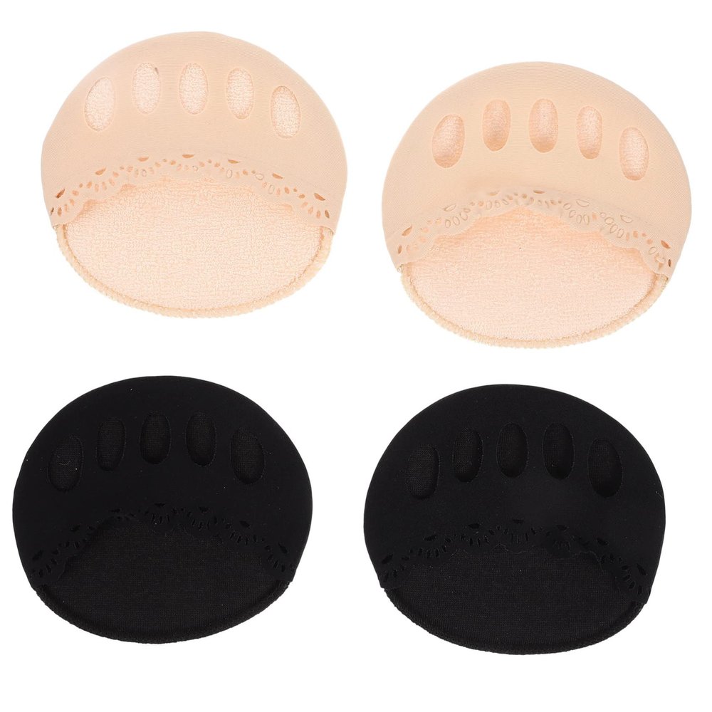 Invisible Forefoot Socks, 2 Pairs, Nylon, Non-Slip, for Women’s High Heels