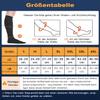 2 Pairs Medical Compression Socks for Women & Men, Class 2 (20–30 mmHg) – Support for Varicose Veins & Edema, DVT Prevention for Flights, Travel, Sports & Pregnancy, Black + Beige, S view 2