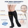 2 Pairs Medical Compression Socks for Women & Men, Class 2 (20–30 mmHg) – Support for Varicose Veins & Edema, DVT Prevention for Flights, Travel, Sports & Pregnancy, Black + Beige, S view 4
