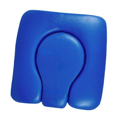 perfk Padded Replacement Commode Seat Cushion, Blue