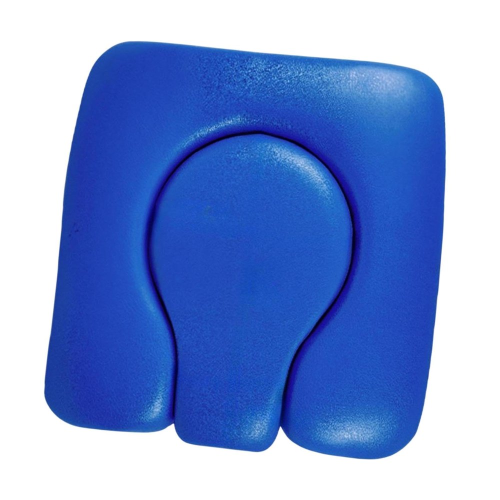 perfk Padded Replacement Commode Seat Cushion, Blue