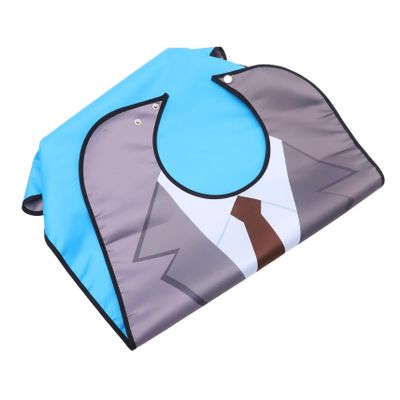 HAMPPLIES Adult Bibs, Polyester, Reusable and Shape-Retaining, Adult Eating Apron for Seniors