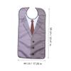 HAMPPLIES Adult Bibs, Polyester, Reusable and Shape-Retaining, Adult Eating Apron for Seniors view 2
