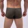 Men's Transparent Open Briefs, Red view 4