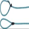 Adjustable Anti-Pull Dog Leash with Safety Stop - 1.7m x 10mm - Flamingo Eros Blue view 1