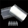 GSCLZ 24 Nail Tips, Transparent Color Chart, Removable Nail Art Display Stand, Drip Design, White view 2