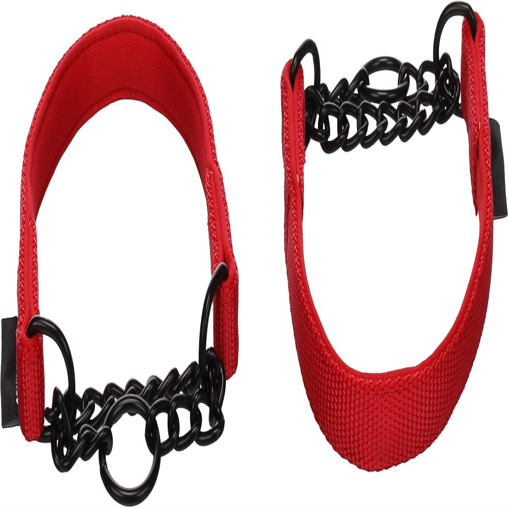 Flamingo Trero Anti-Pull Dog Collar - Red S