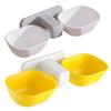 Wall-Mounted Cat Bowls with Neck Protection, 2-Piece Set view 1