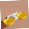 Wall-Mounted Cat Bowls with Neck Protection, 2-Piece Set view 2
