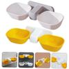 Wall-Mounted Cat Bowls with Neck Protection, 2-Piece Set view 3