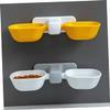 Wall-Mounted Cat Bowls with Neck Protection, 2-Piece Set view 4