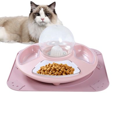 Multifunctional Cat Feeder with Automatic Water Refill