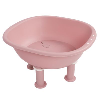 Postpartum Sitz Bath with Anti-Slip Design, Deep Basin, Sealed Drain and Hanging Hole, White