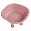 Postpartum Sitz Bath with Anti-Slip Design, Deep Basin, Sealed Drain and Hanging Hole, White view 2