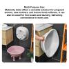 Postpartum Sitz Bath with Anti-Slip Design, Deep Basin, Sealed Drain and Hanging Hole, White view 4