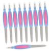VALICLUD Stainless Steel Nail Files, 10-Pack, Double-Sided, Fine Grit for Precise Nail Care on the Go view 1