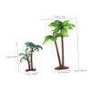 PRETYZOOM 16-Piece Mini Artificial Coconut Tree Cake Toppers for Birthday Beach Parties view 2