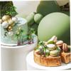 PRETYZOOM 16-Piece Mini Artificial Coconut Tree Cake Toppers for Birthday Beach Parties view 4
