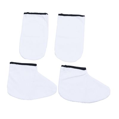Cotton Paraffin Wax Gloves, 2 Pairs, for Spa Treatments