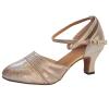 Women's Black Dance Pumps with Chunky Wedge Heel, Wide Fit, EU 37–42 view 1