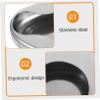 Stainless Steel Bedpan for Bedridden Patients, Lightweight and Reusable view 3