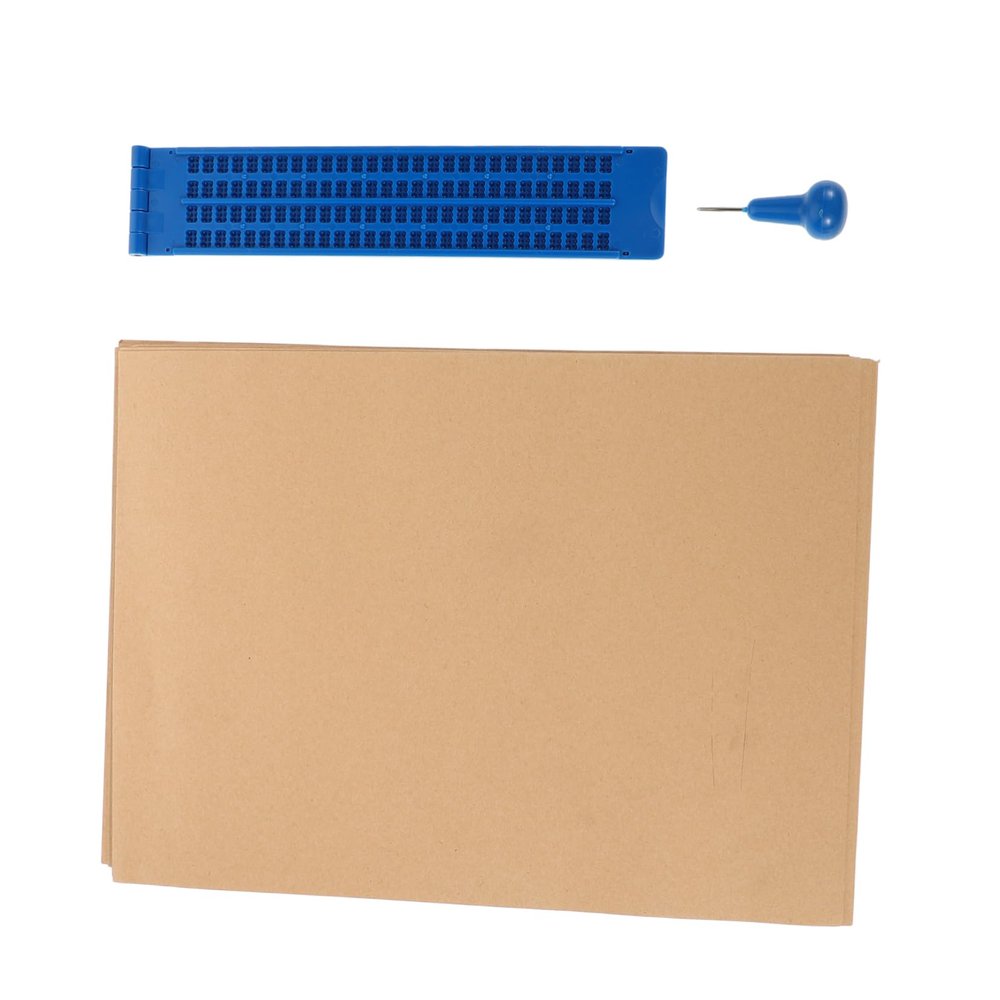 WRITWAA Braille Learning Slate Set with Stylus and Paper