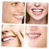 Gold-Tone Zircon Wave Tooth Caps, 2-Piece Set for Parties and Halloween view 3