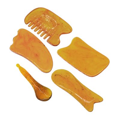 Healvian 1-Piece Resin Gua Sha Massage Tool for Face, Neck, Back, Legs and Feet