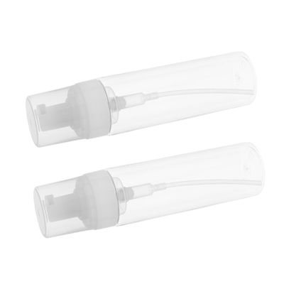 2-Pack Transparent Plastic Foaming Soap Dispensers