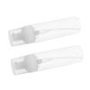 2-Pack Transparent Plastic Foaming Soap Dispensers view 1