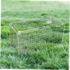 SEWOART Transparent Acrylic Reptile Cage with Ventilation Holes view 3