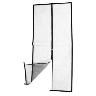 Milisten Cat Fly Screen Door with Zipper, Durable Mesh, 90 x 210 cm