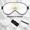 Rhode Island State Flag Print Sleep Mask, Silky-Feel Eye Mask for Men and Women view 4